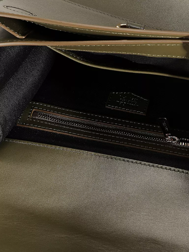 LANCEL | Ledertasche - Umhängetasche IDYLLE   | olive