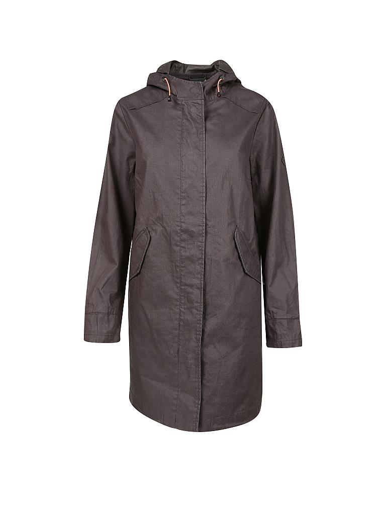 LANGER CHEN | Leinen Parka " Adelaide " | schwarz