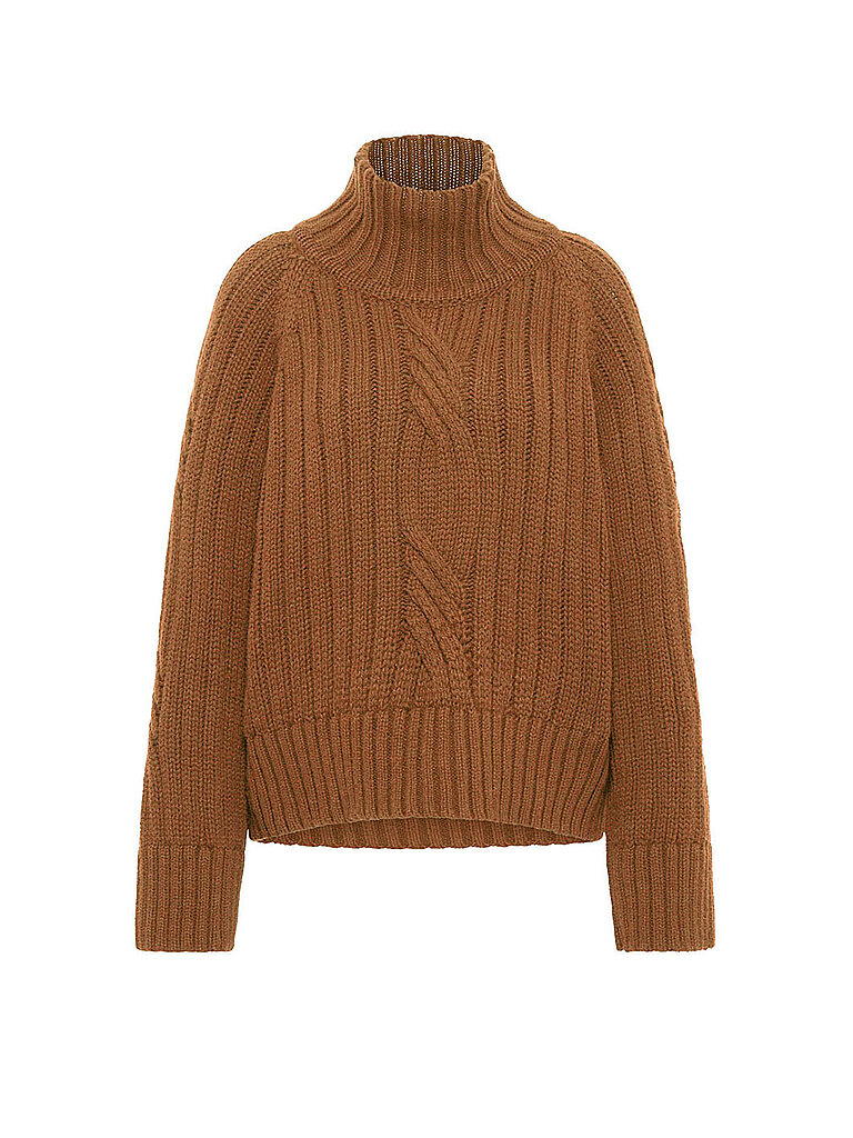 LANIUS Rollkragenpullover  camel | 42