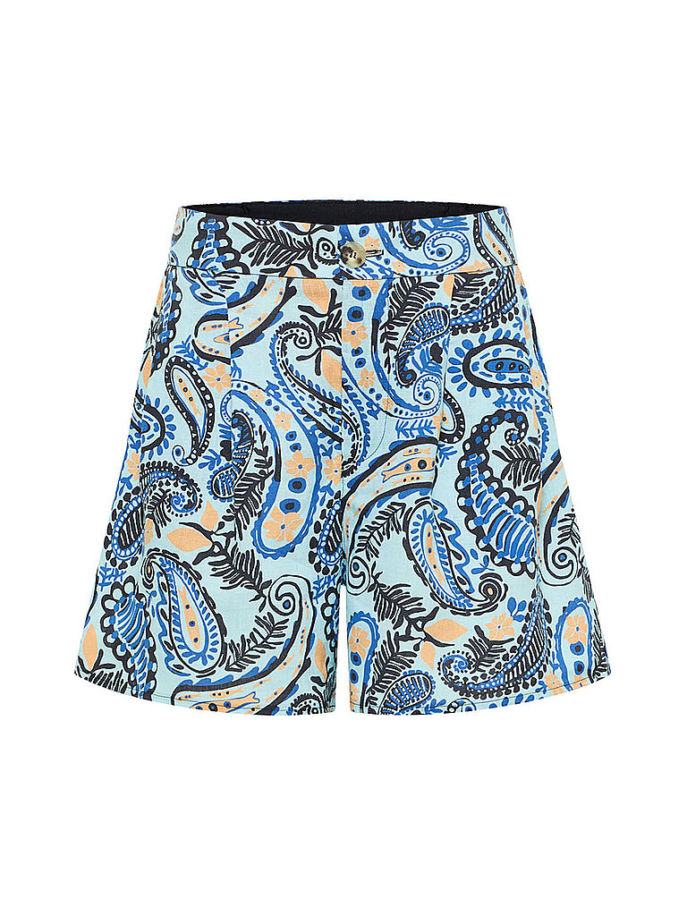 Leinenshorts hellblau 36 damen