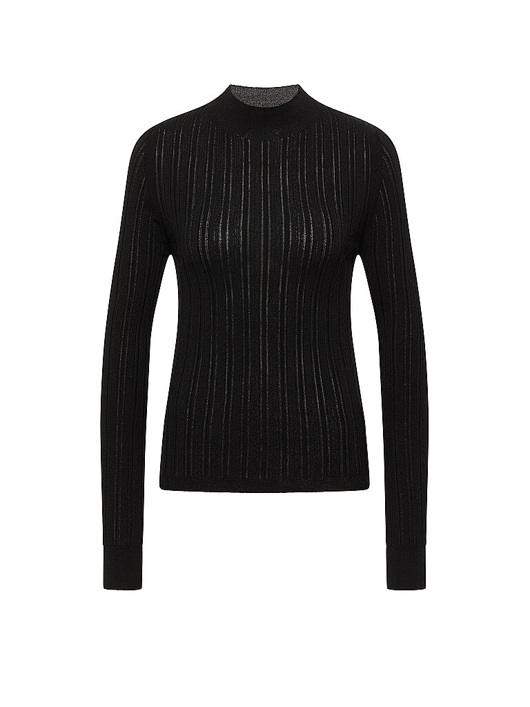LANIUS Rollkragenpullover  schwarz | 42