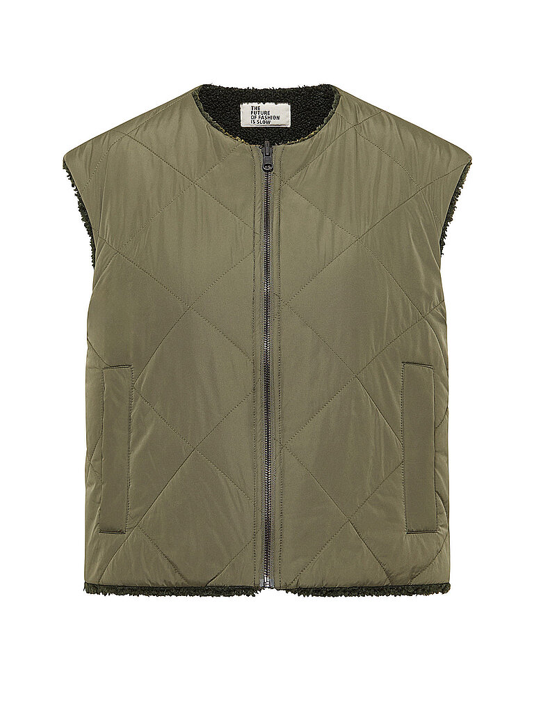 LANIUS Wendegilet DEDDY dunkelgrün | 40