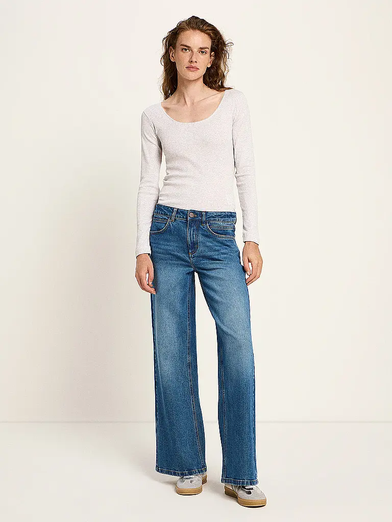 LANIUS | Jeans Wide Leg  | blau