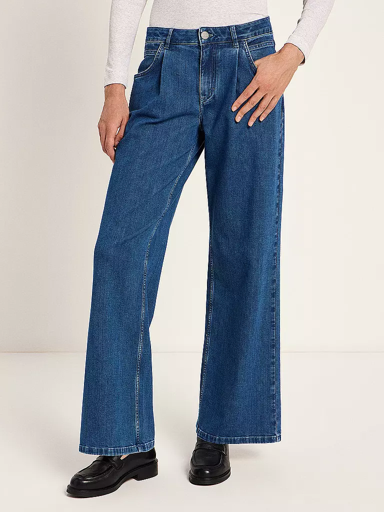 LANIUS | Jeans Wide Leg  | blau