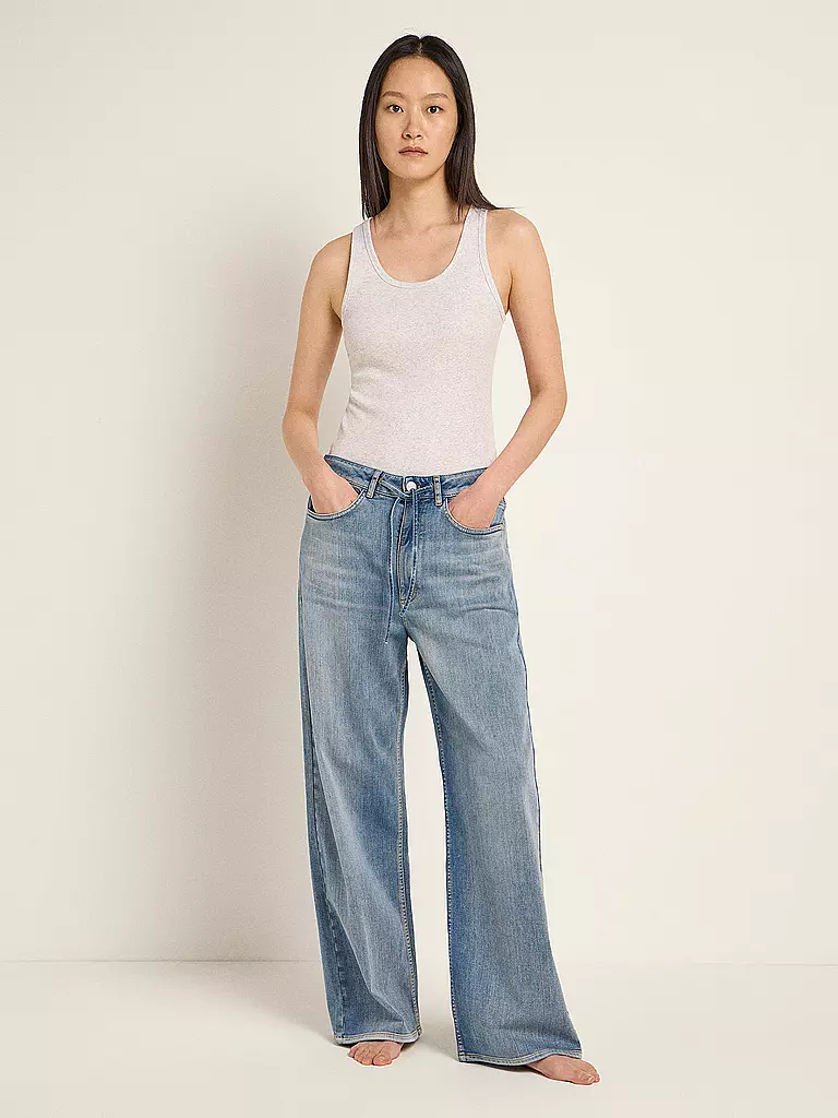 LANIUS | Jeans Wide Leg | blau