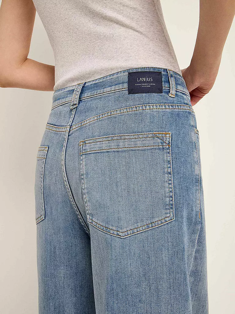 LANIUS | Jeans Wide Leg | blau