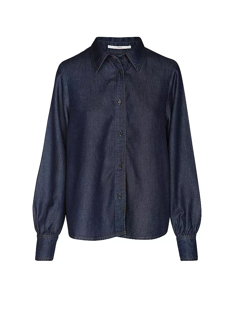 LANIUS | Jeansbluse  | dunkelblau