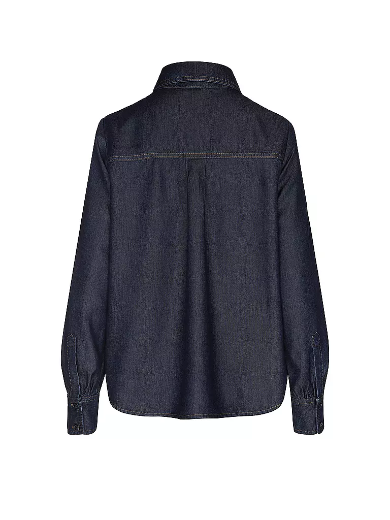 LANIUS | Jeansbluse  | dunkelblau