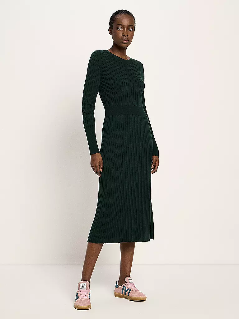 LANIUS | Midikleid  | dunkelgrün