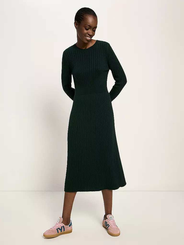 LANIUS | Midikleid  | dunkelgrün