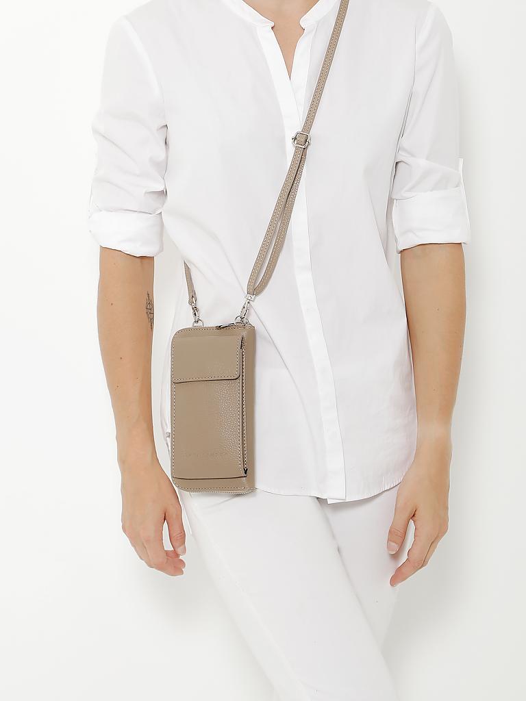 LARA LAUREN | Ledergeldbörse "City" | beige