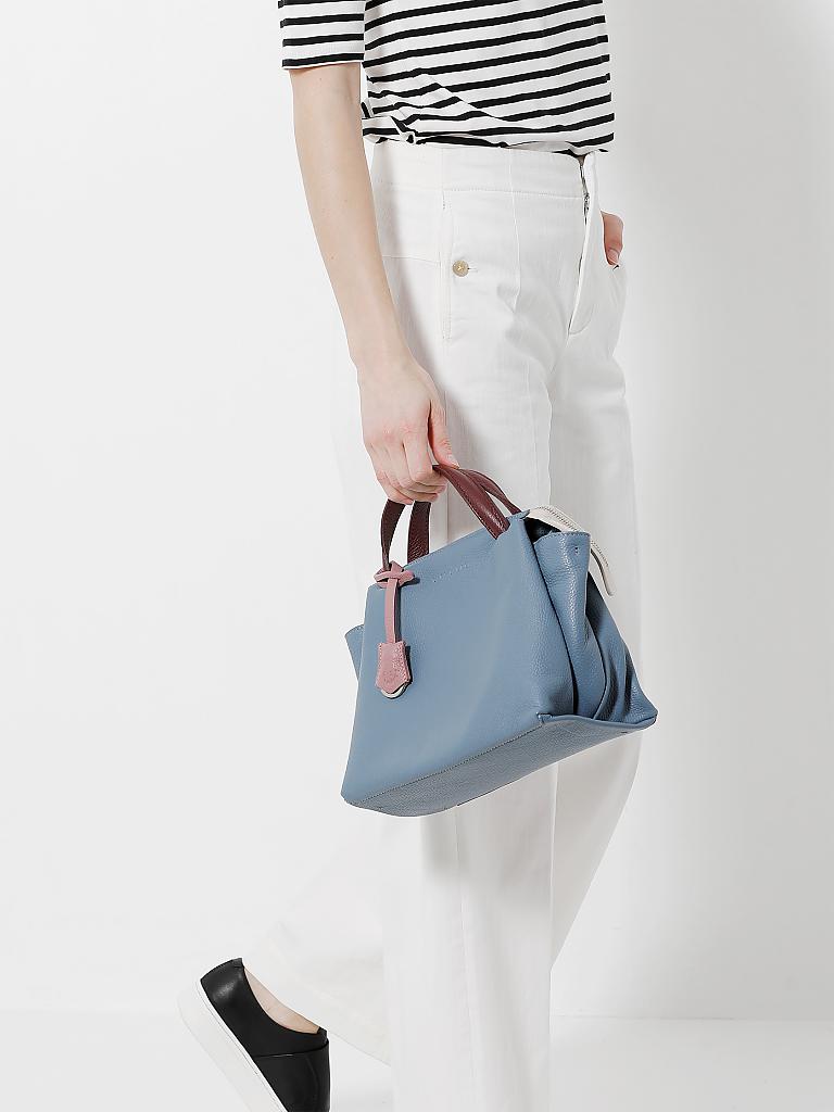 LARA LAUREN | Ledertasche - Handtasche | blau