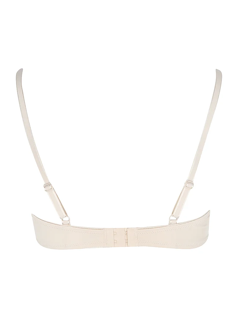 Schalen-BH LASCANA "Ela - perfect basic", Damen, Gr. 70, Cup D, beige (puder), Microtouch, Obermaterial: 82% Polyamid (TACTEL), 18% Elasthan (LYCRA), Basic, BHs Schalen-BH, mit Bügel aus seidiger Microfaser, Topseller 3