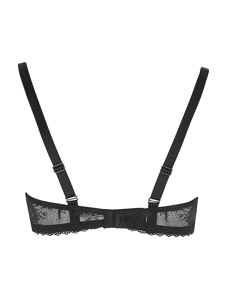 Schalen-BH NUANCE, Damen, Gr. 85, Cup E, schwarz, Microtouch, Obermaterial: 54% Polyamid, 26% Elasthan, 20% Polyester, bequem, BHs Schalen-BH, ohne Bügel für einen perfekten Komfort 4