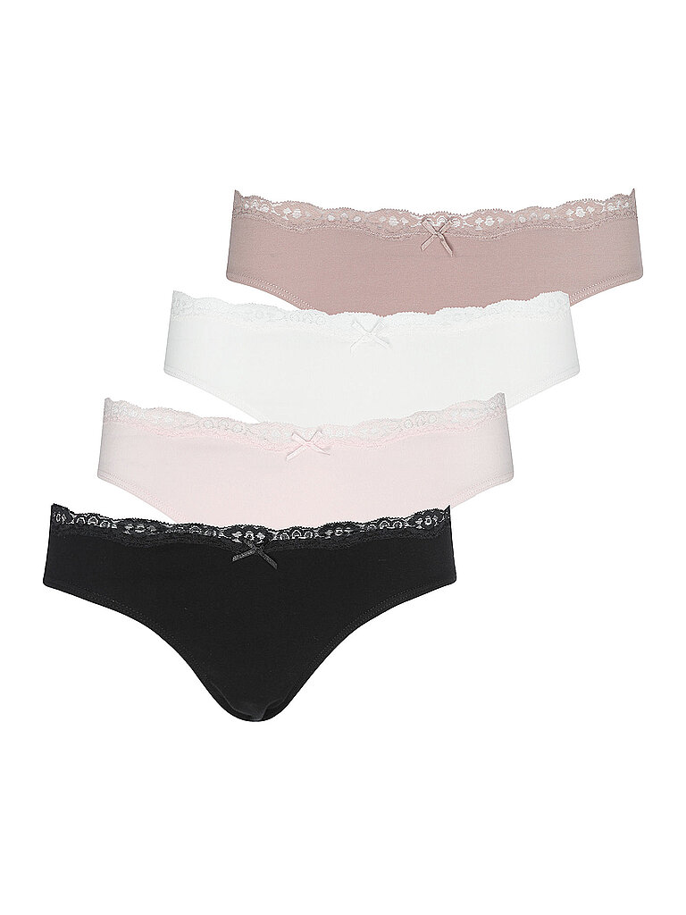 Slip 4er Pkg. rose box beige 32-34 damen
