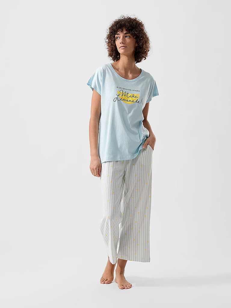 LASCANA Pyjamahose VIVANCE DREAMS hellblau   44-46 damen 4