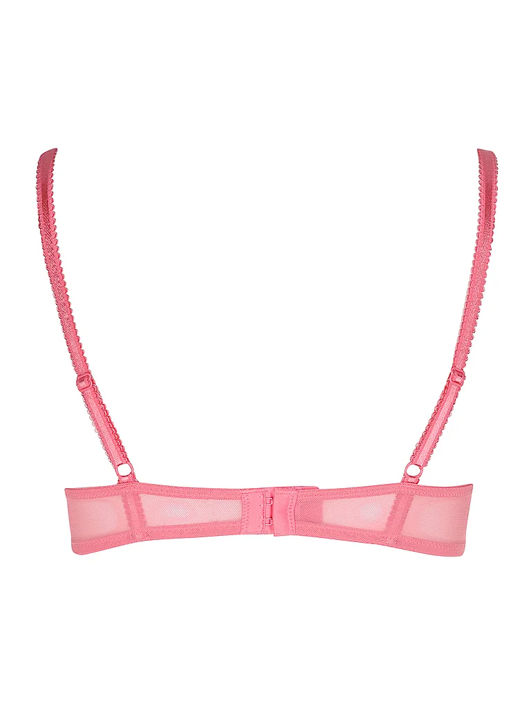 Bügel-BH LASCANA "Fabia", Damen, Gr. 85, Cup C, pink, Spitze, Obermaterial: 95% Polyamid, 5% Elasthan, BHs Bügel-BH, aus Stickereispitze in dezent transparenter Optik, sexy Dessous 9