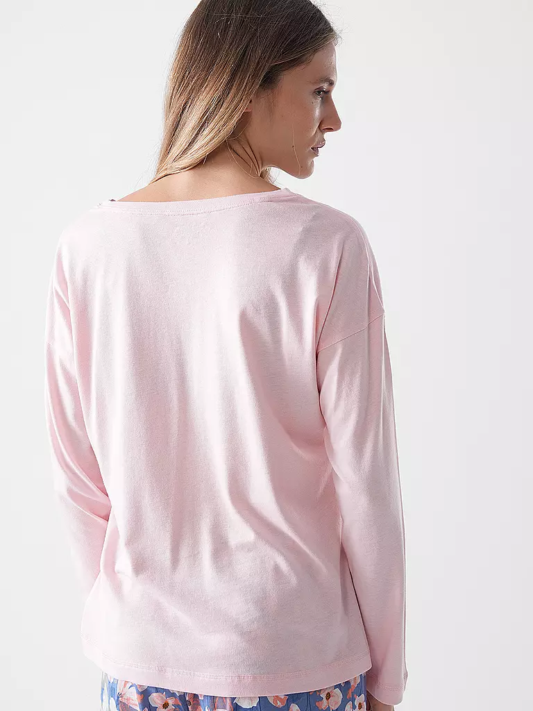 LASCANA | Langarmshirt COZY DREAMS | blau
