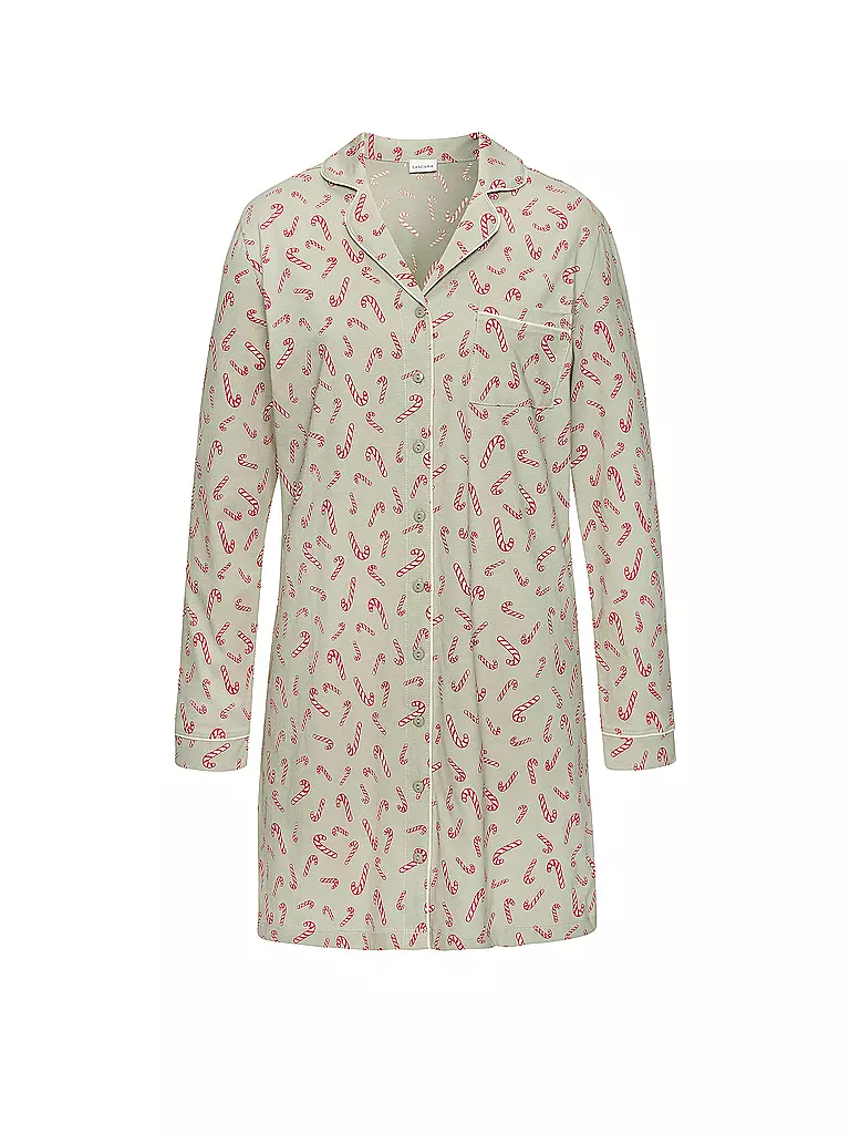 LASCANA | Nachthemd - Sleepshirt LAS XMAS | Hellgrün