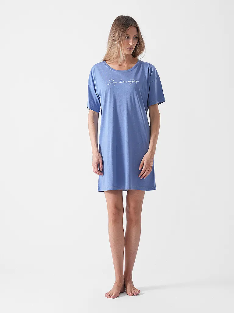 LASCANA | Nachthemd - Sleepshirt VIVANCE DREAMS | blau