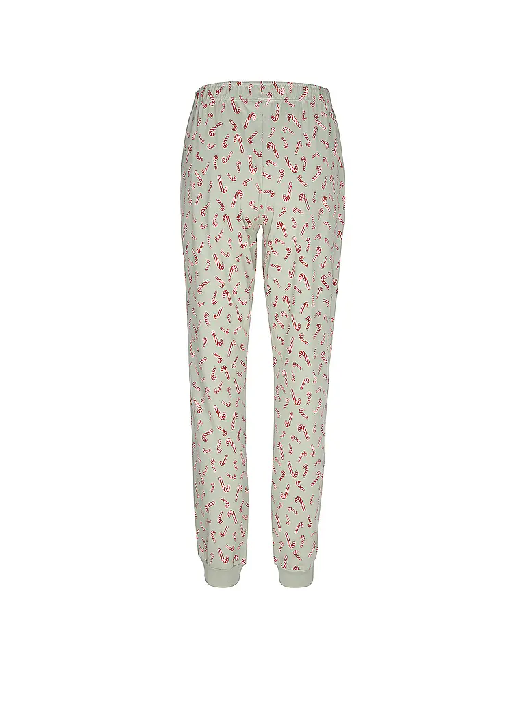 LASCANA | Pyjama LAS XMAS  | Hellgrün