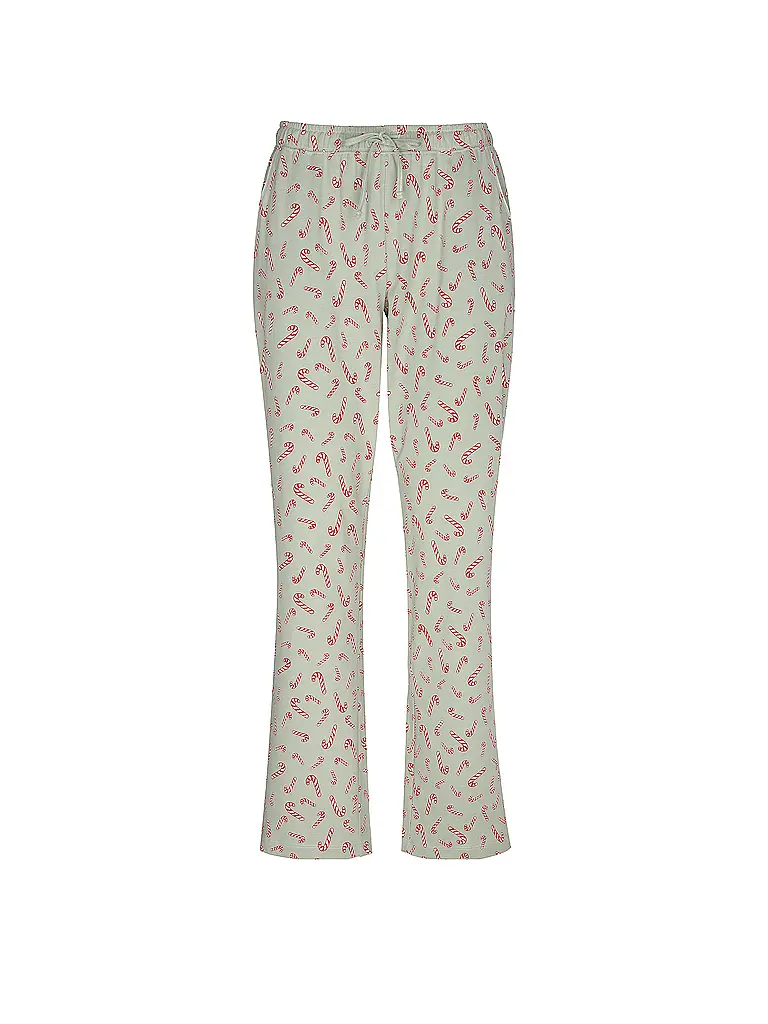 LASCANA | Pyjama LAS XMAS | Hellgrün