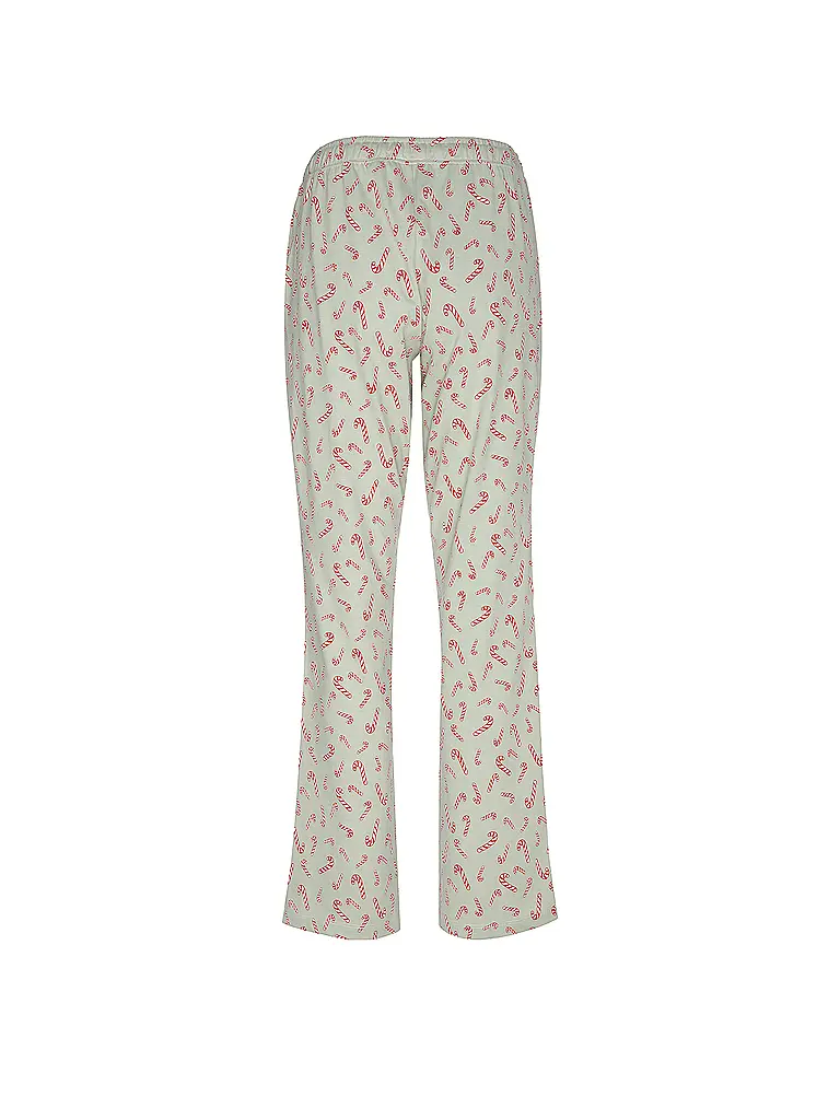 LASCANA | Pyjama LAS XMAS | Hellgrün