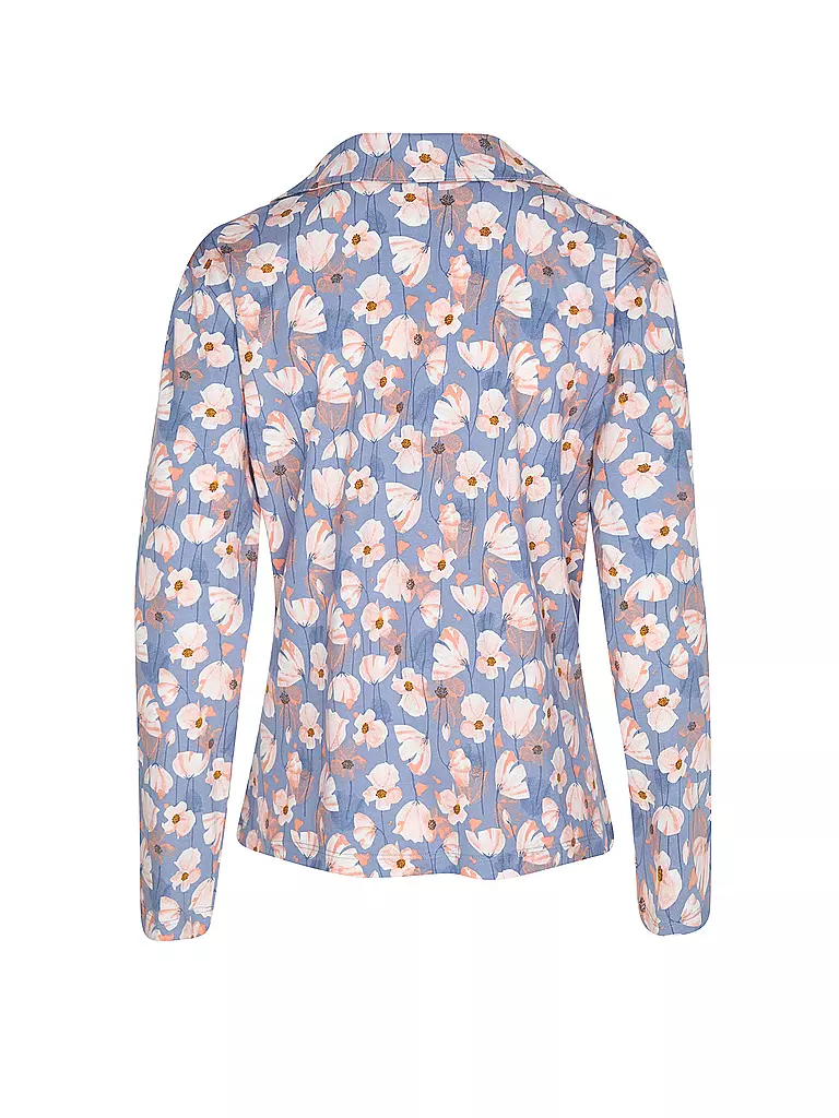 LASCANA | Pyjamaoberteil VIVANCE DREAMS | blau