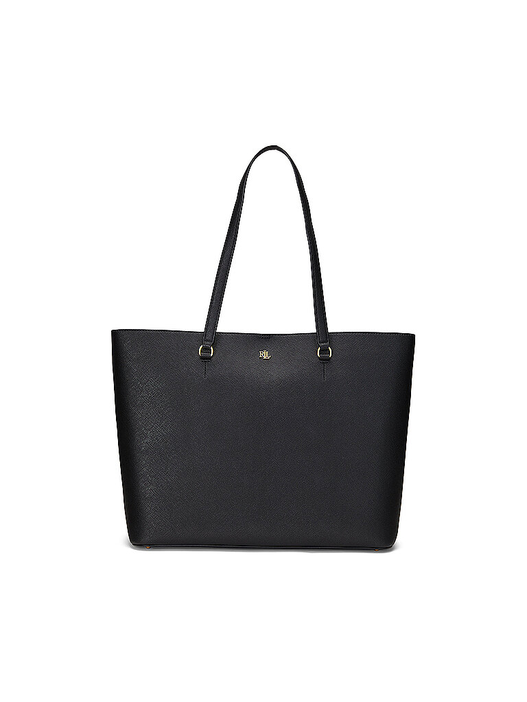 LAUREN RALPH LAUREN Ledertasche - Shopper KARLY TOTE Large schwarz