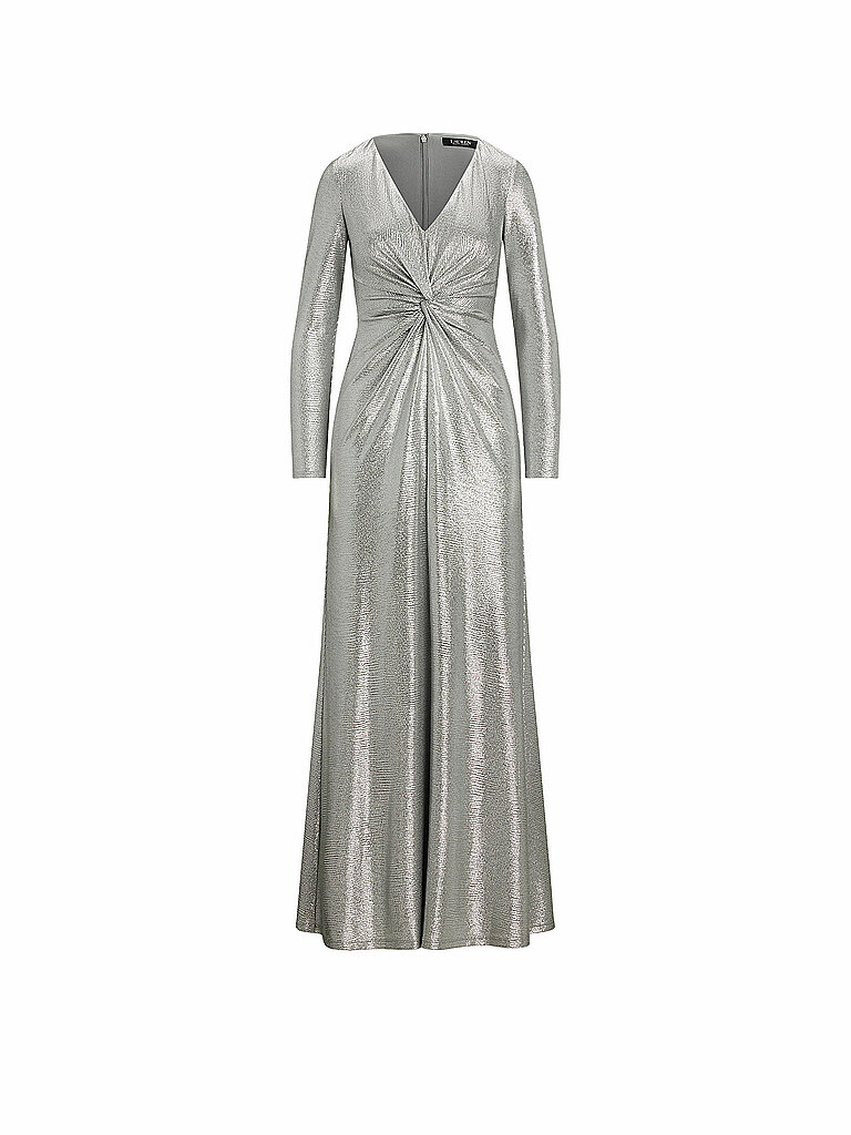 LAUREN RALPH LAUREN Abendkleid NADIRA silber