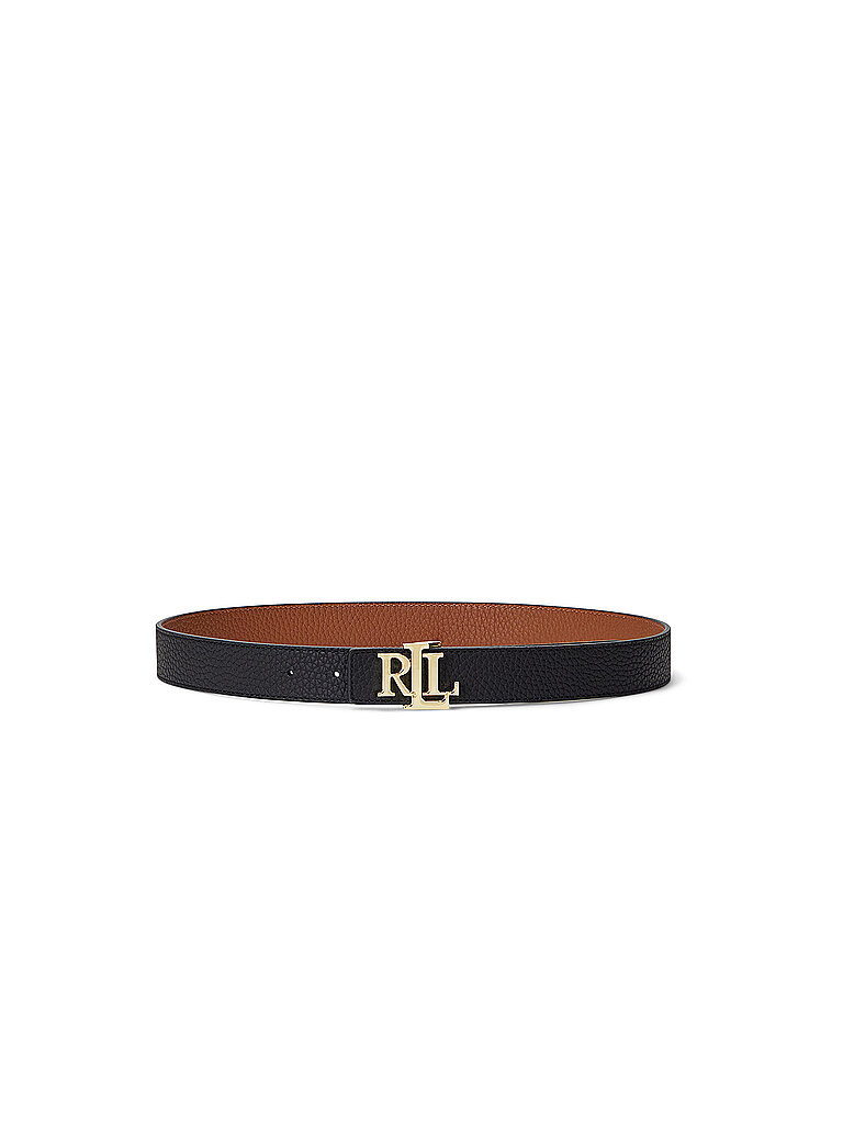 LAUREN RALPH LAUREN Wendegürtel  schwarz | 75CM