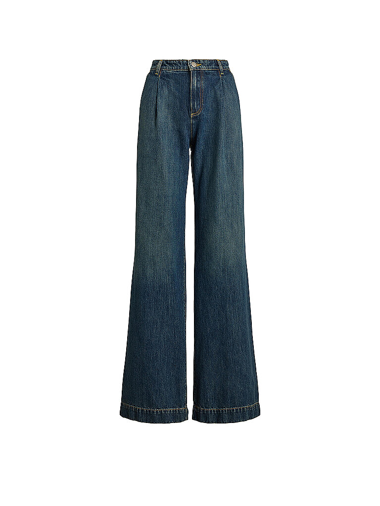 LAUREN RALPH LAUREN Jeans Wide Leg KIRAHN dunkelblau | 34