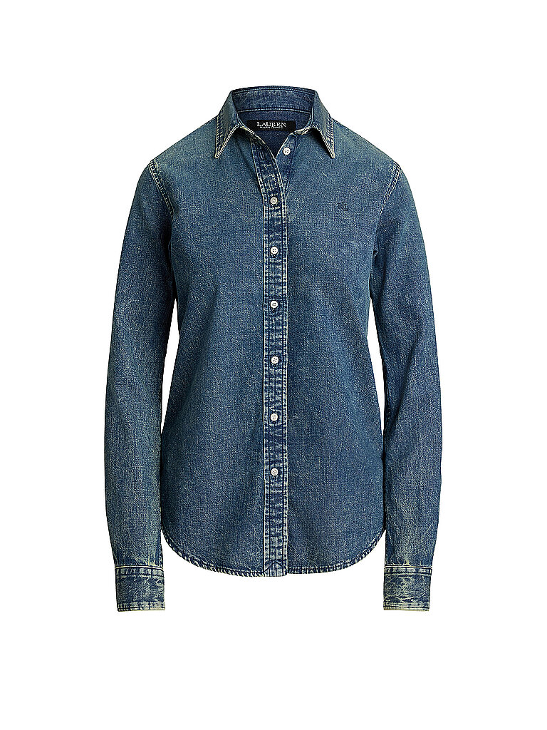 LAUREN RALPH LAUREN Jeansbluse JAMELKO blau | S