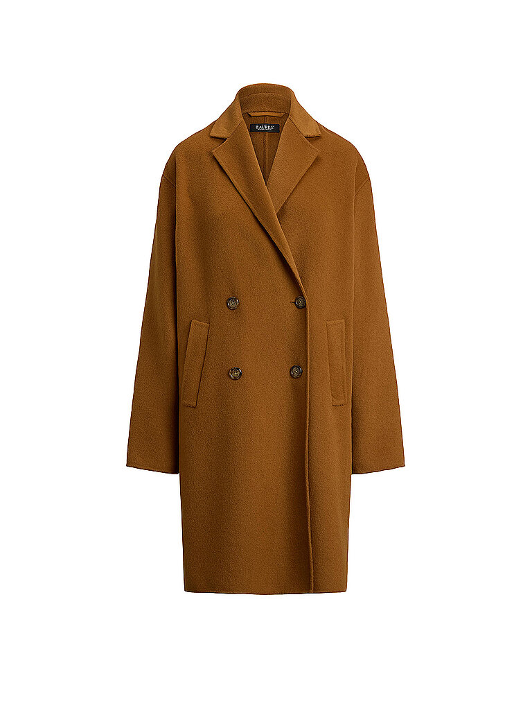 LAUREN RALPH LAUREN Wollmantel DAWLEY camel