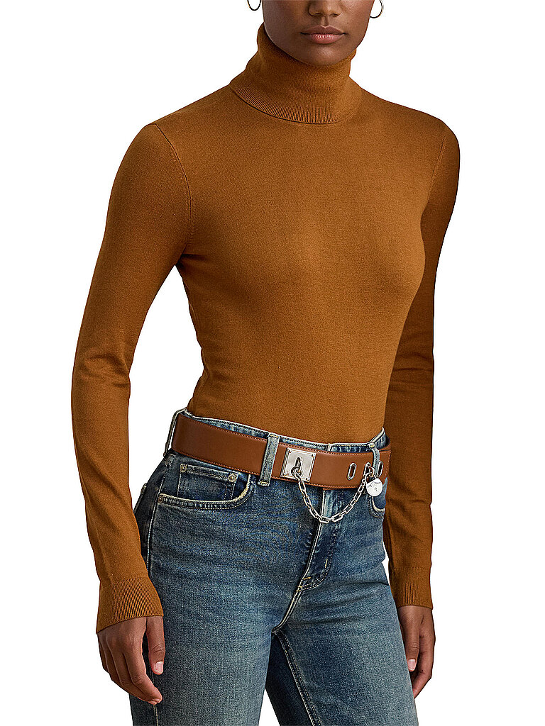 LAUREN RALPH LAUREN Rollkragenpullover ZOE camel