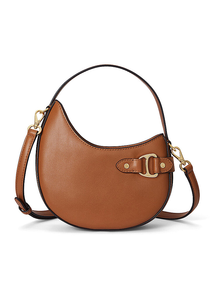 LAUREN RALPH LAUREN Ledertasche - Mini Bag TASHA Small camel