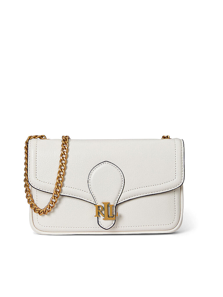 LAUREN RALPH LAUREN Ledertasche - Umhängetasche BRADLEY Large creme
