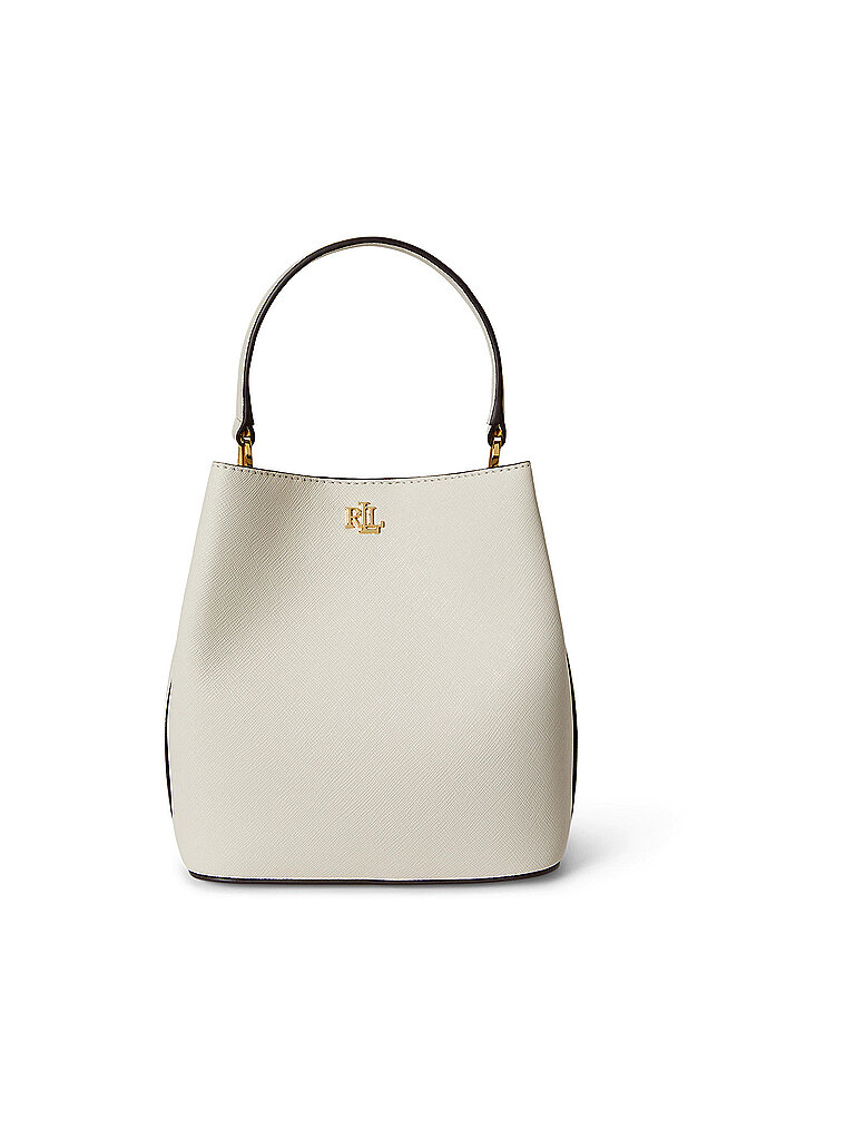 LAUREN RALPH LAUREN Ledertasche - Mini Bag REESE Small weiss