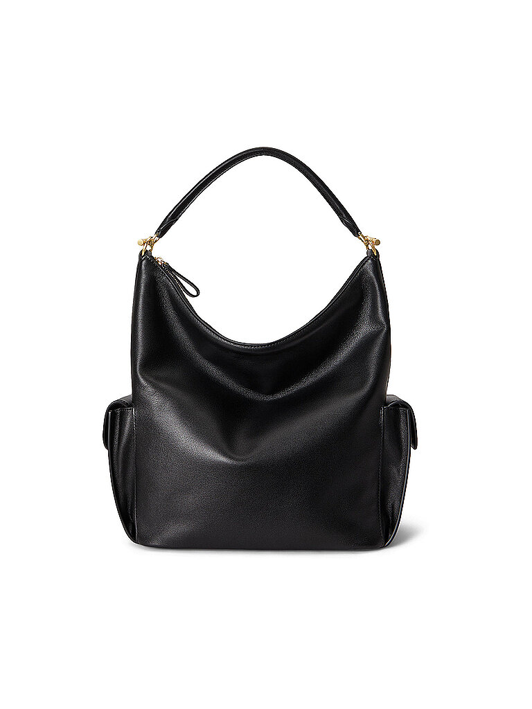 LAUREN RALPH LAUREN Ledertasche - Hobo Bag BLAIKE Large schwarz