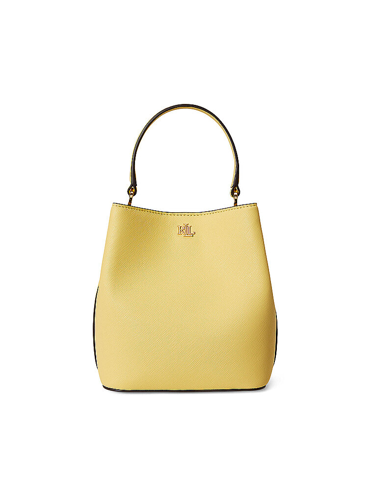 LAUREN RALPH LAUREN Ledertasche - Mini Bag REESE Small gelb