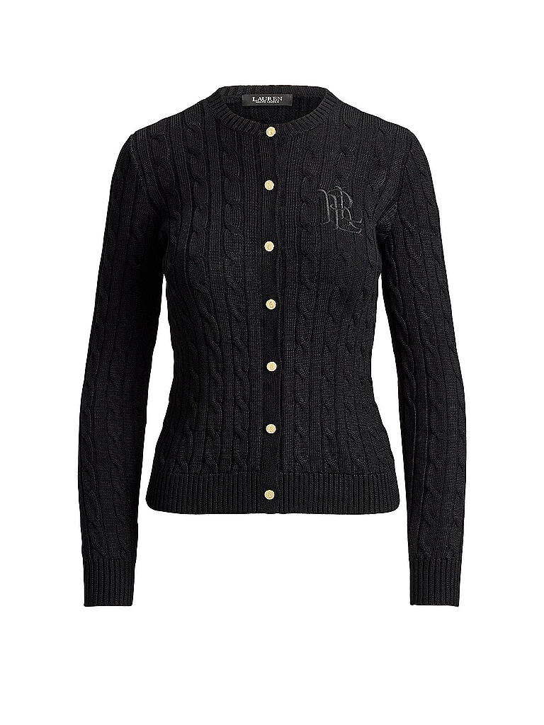 LAUREN RALPH LAUREN Strickjacke schwarz | XS
