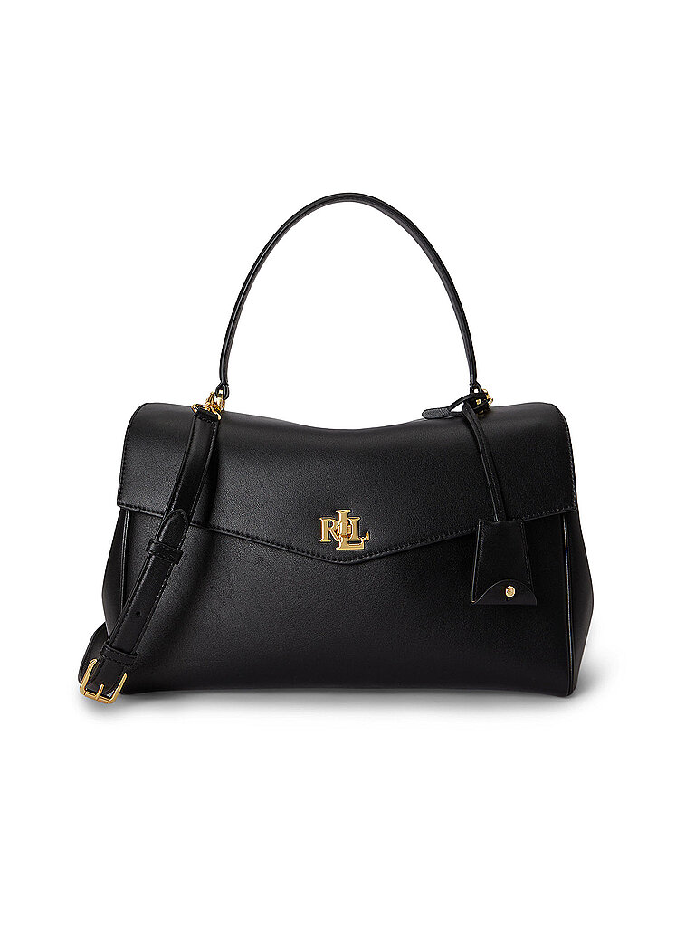 LAUREN RALPH LAUREN Ledertasche - Henkeltasche FARRAH Medium schwarz