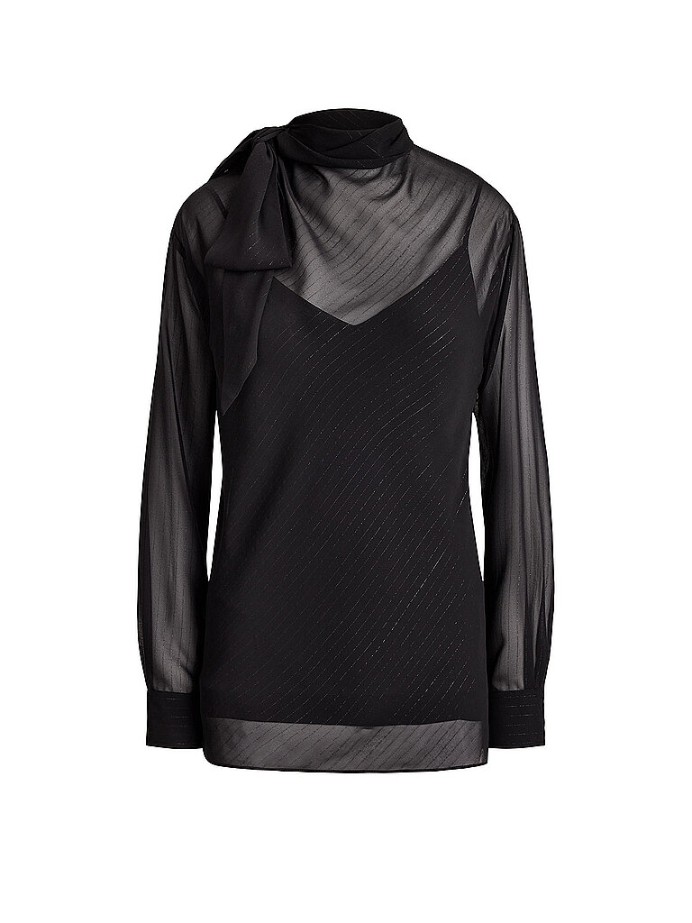 LAUREN RALPH LAUREN Bluse  schwarz | S