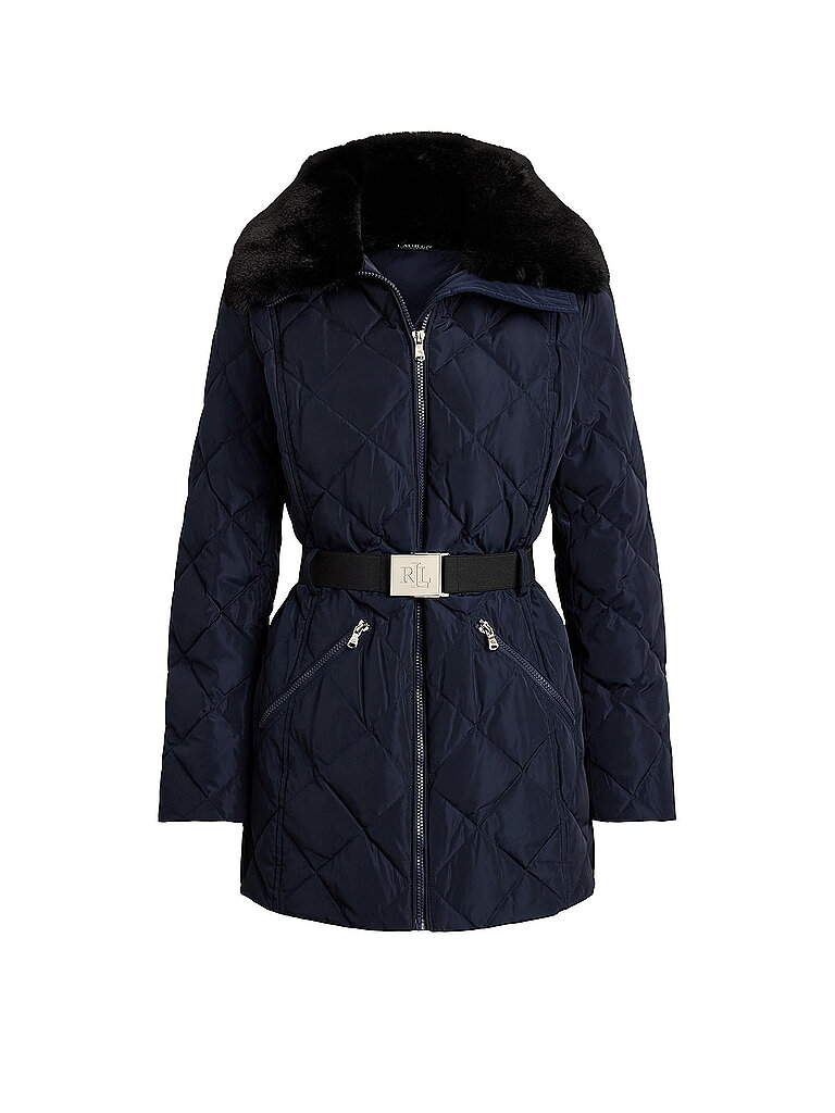 LAUREN RALPH LAUREN Daunensteppjacke dunkelblau | XS
