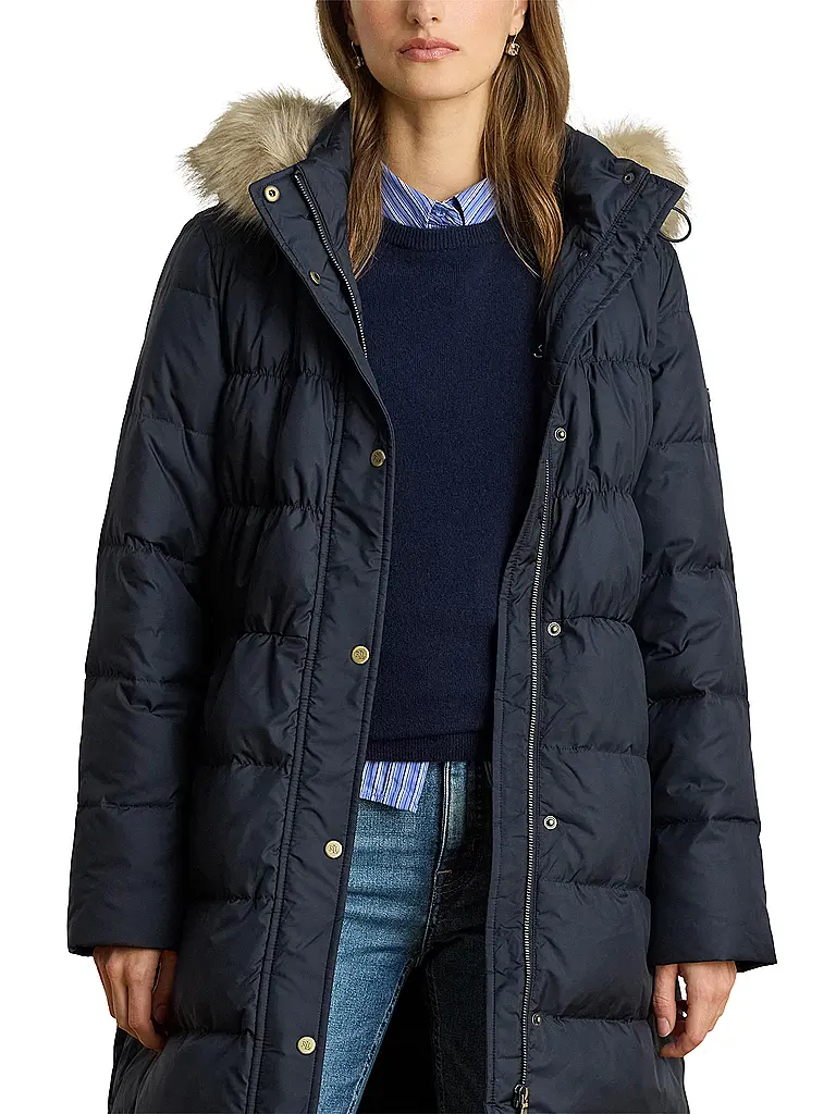 LAUREN RALPH LAUREN | Daunensteppjacke | Dunkelblau