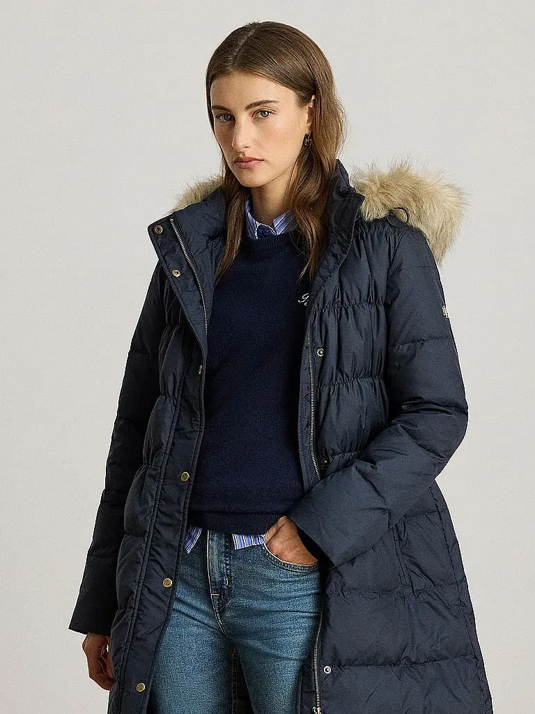 LAUREN RALPH LAUREN | Daunensteppjacke | Dunkelblau