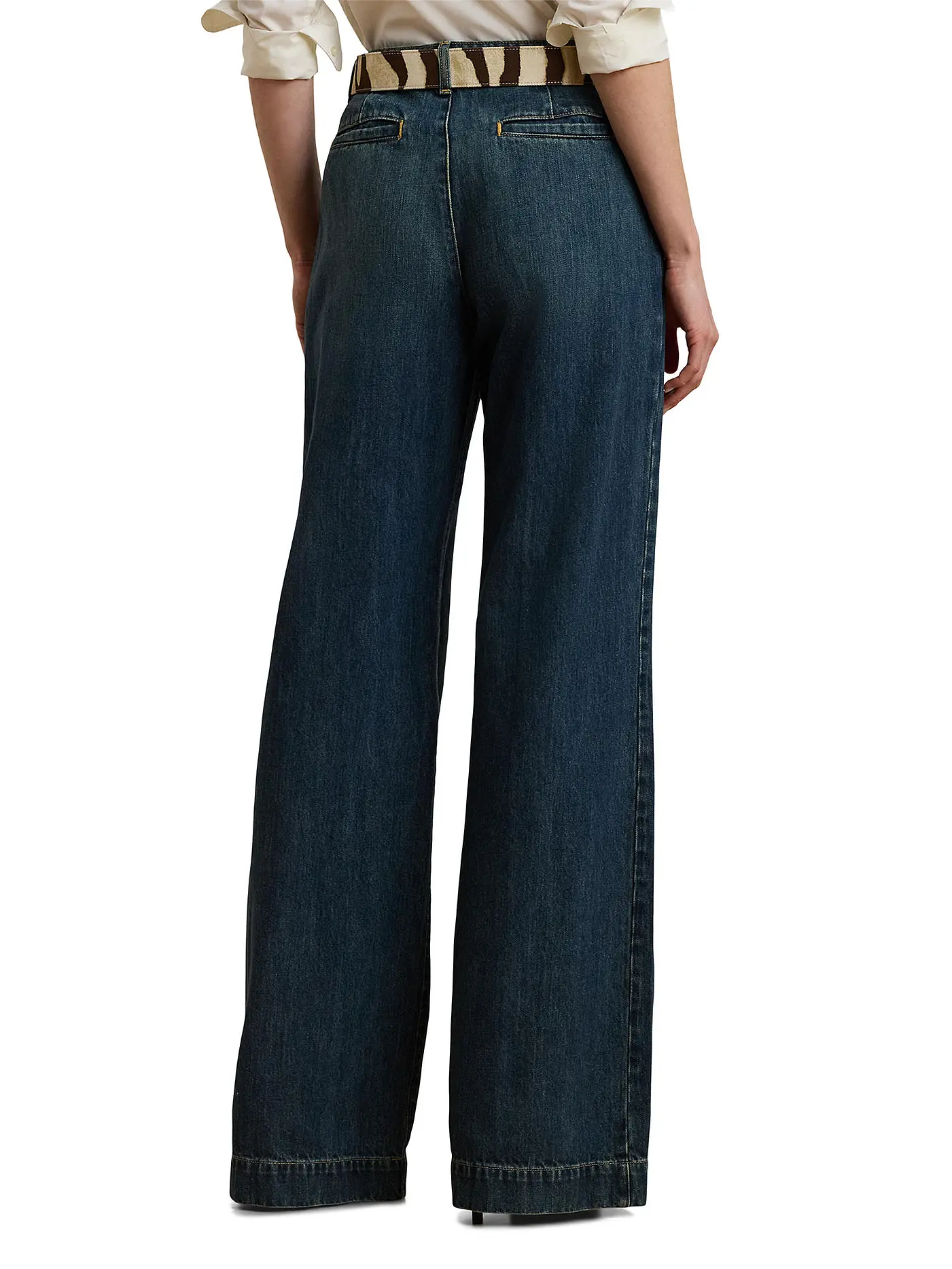 LAUREN RALPH LAUREN | Jeans Wide Leg KIRAHN | dunkelblau