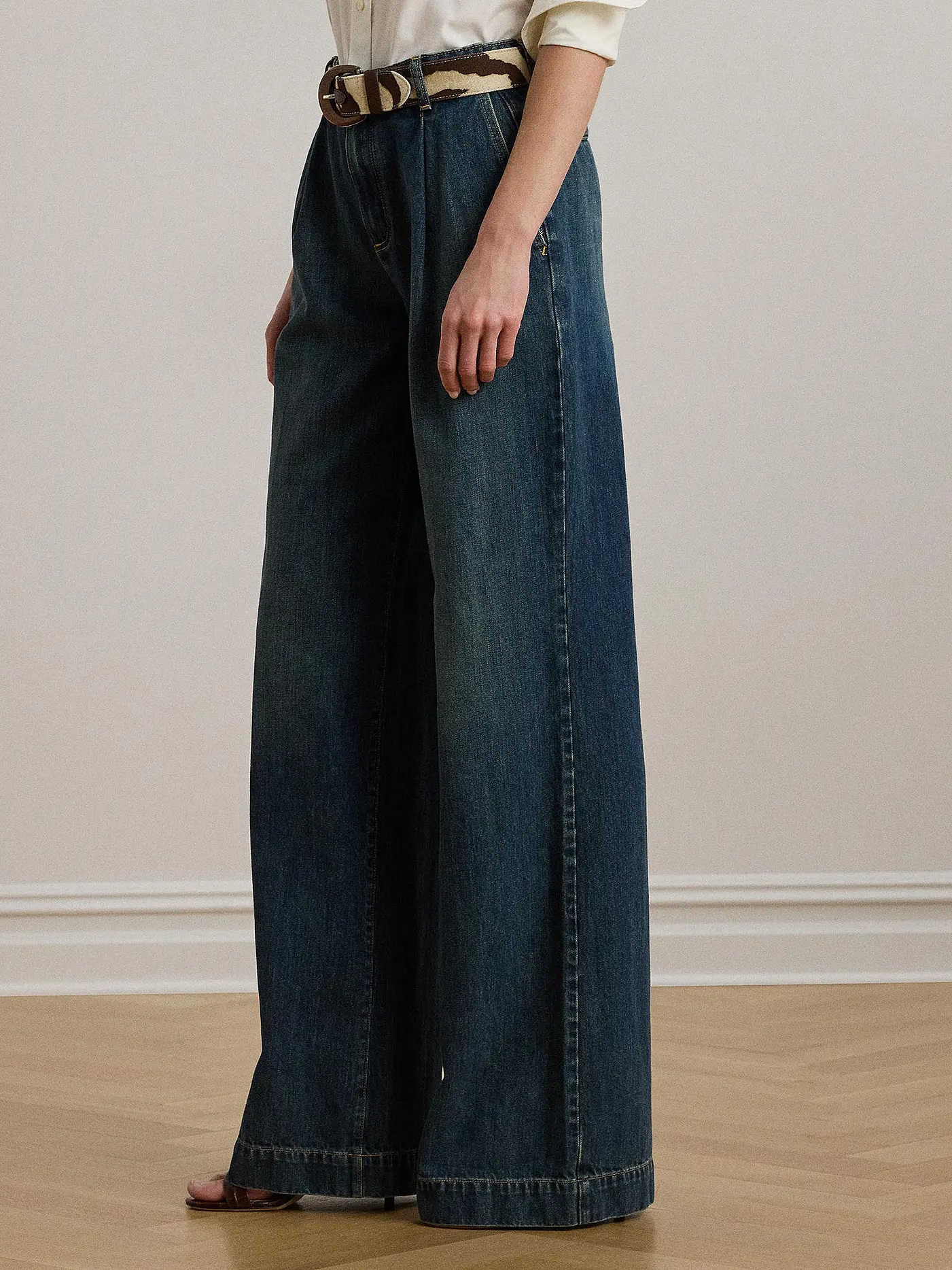 LAUREN RALPH LAUREN | Jeans Wide Leg KIRAHN | dunkelblau