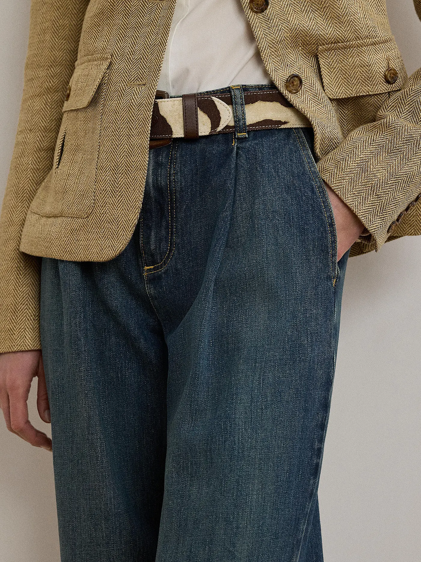 LAUREN RALPH LAUREN | Jeans Wide Leg KIRAHN | dunkelblau