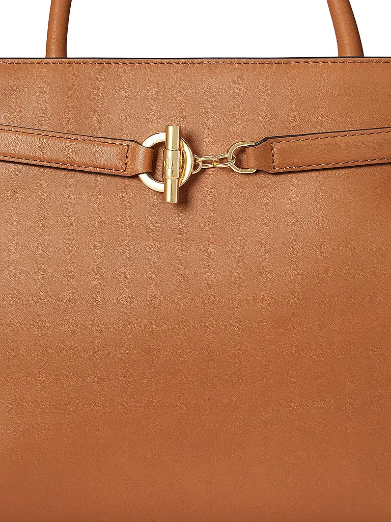 LAUREN RALPH LAUREN | Ledertasche - Henkeltasche BLAIKE Large | Camel